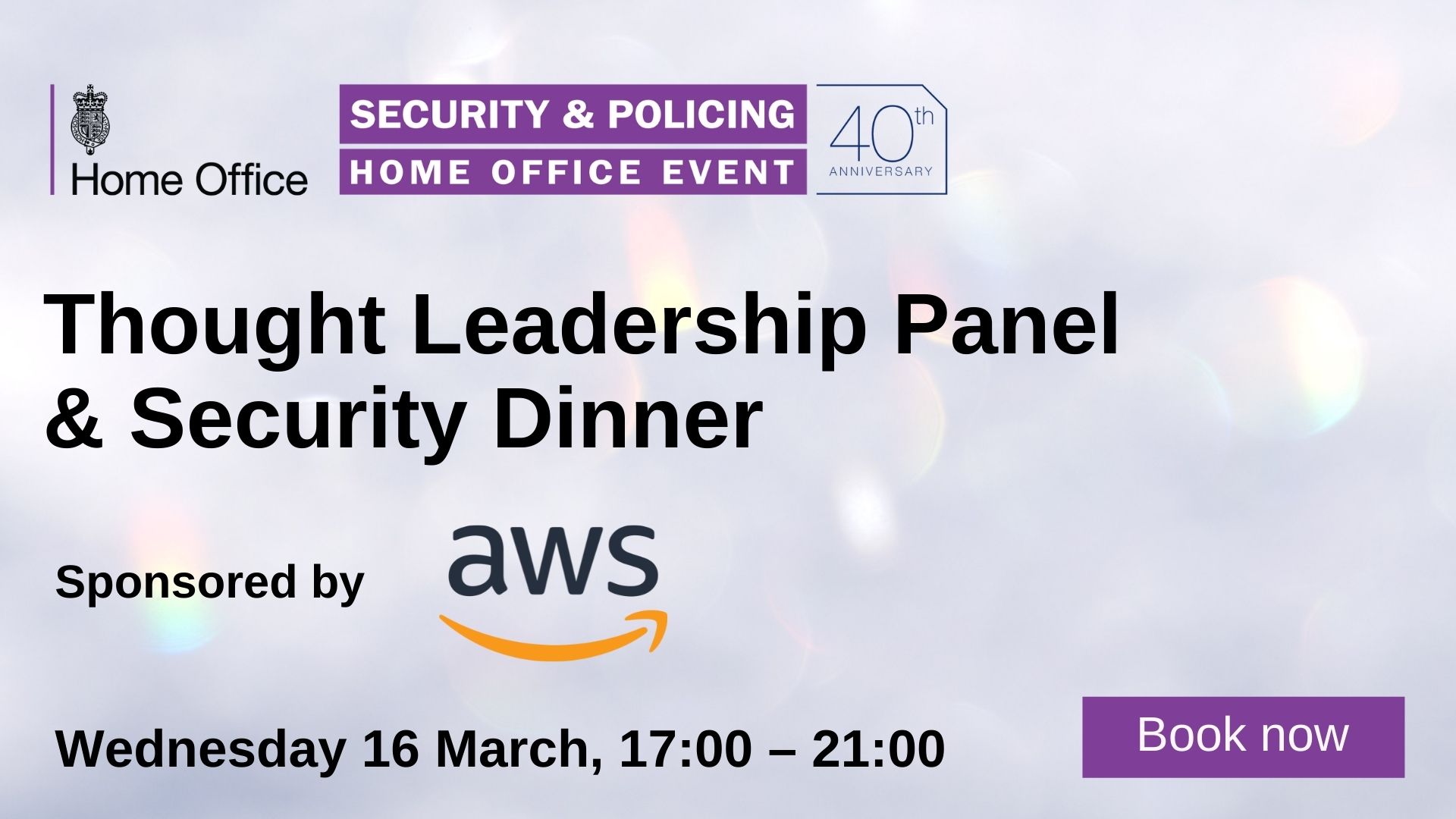 Security & Policing Thought Leadership Panel & Security Dinner sponsored by AWS (1)