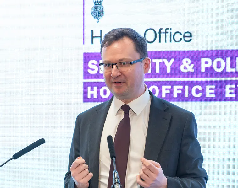 Alex Norris MP speaking at Security & Policing.