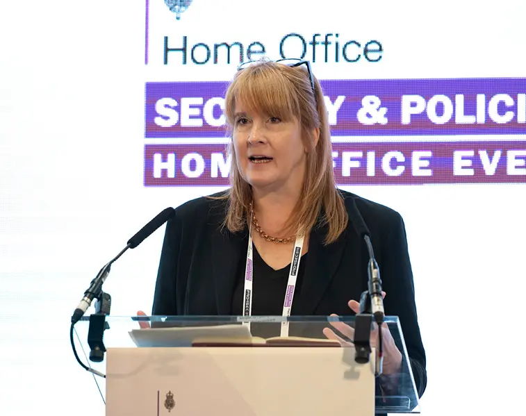 Sarah Jones MP speaking at Security & Policing.