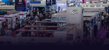 Exhibition stands and visitors across the Security & Policing exhibition hall.