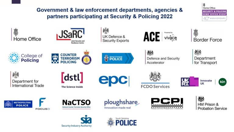 Engage with a record number of Government and law enforcement departments and agencies at Security & Policing