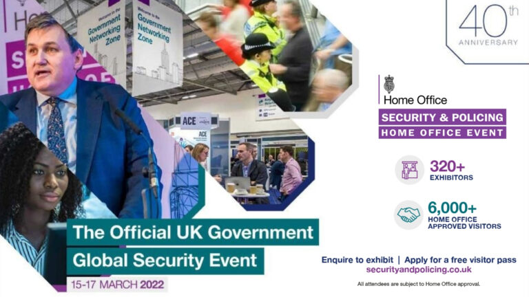 Free visitor registration to attend Security & Policing 2022 is now open