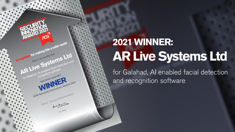 AR Live Systems Win 2021 ADS Security Innovation Award